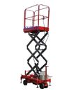 Piattaforma di lavoro aereo idraulica di spinta manuale regolabile dell'ascensore mini mobile di forbici 3m 450kg