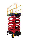 6 metri di altezza di ascensore idraulico mobile di forbici con capacità di carico motorizzata del dispositivo a 450Kg