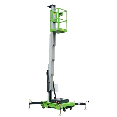 forza ascensionale verticale idraulica di alluminio della Tabella di ascensore della piattaforma di lavoro aereo di 8m 0.75Kw