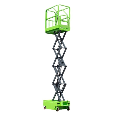 Piattaforma di lavoro aereo idraulica di spinta manuale regolabile dell'ascensore mini mobile di forbici 3m 450kg