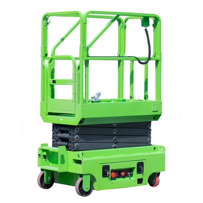 Piattaforma di lavoro aereo idraulica di spinta manuale regolabile dell'ascensore mini mobile di forbici 3m 450kg