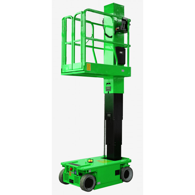 4.2m Elettro Autopropulsore Verticale Mast Boom lift colore blu e giallo capacità di carico 230kg
