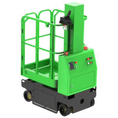 4.2m Elettro Autopropulsore Verticale Mast Boom lift colore blu e giallo capacità di carico 230kg