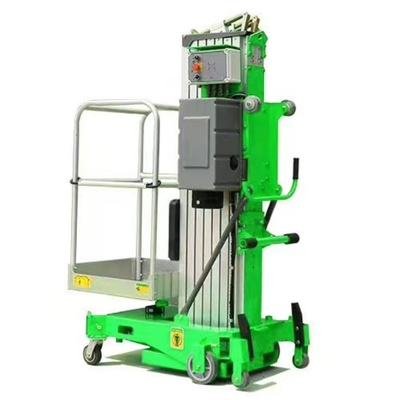 piattaforma di lavoro aereo portatile mobile di altezza di elevazione di 160Kg 6m con il profilo di alluminio