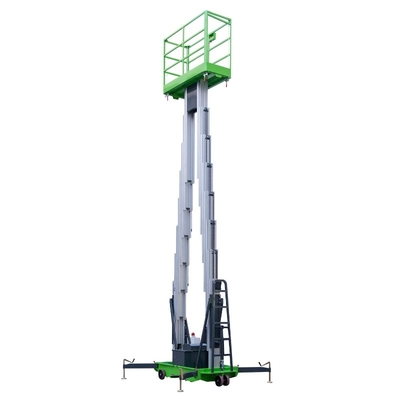 10 Meters Height Aerial Work Platform Double Mast Hydraulic Vertical Lift Table