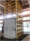 Il CE ha certificato il potere 3000kg del motore 4kw carica la piattaforma elevatrice idraulica della ferrovia di guida del carico di altezza dell'ascensore della capacità 6m