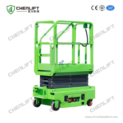 piattaforma di Mini Mobile Scissor With Extension di altezza di lavoro di 240Kg 5m 6m