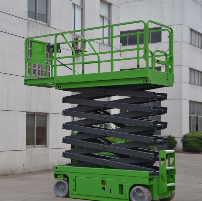 ascensore automotore di forbici 320kg con la piattaforma di funzionamento di estensione