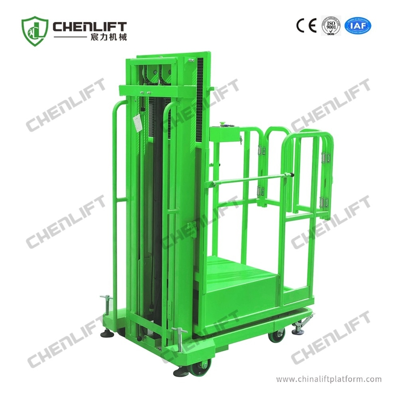 aerei elettrici semi- 200kg stanno sulla raccoglitrice di ordine 2.7m 3.3m 4.0m 4.5m