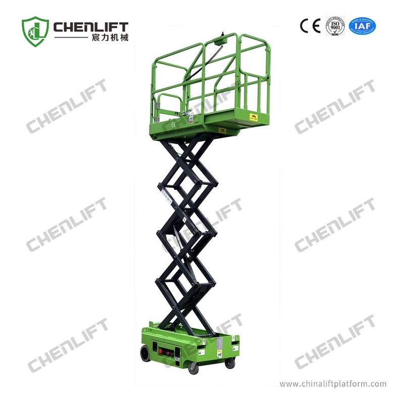 Mini Self Propelled Electric Scissor Lift Platform Elevated Lift MEWP Height 3m