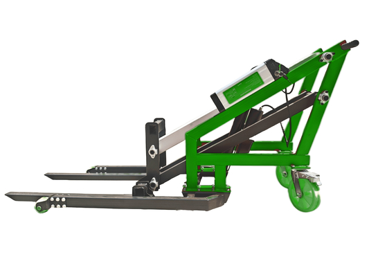 Soluzione di sollevamento compatta e leggera, carrello elevatore elettrico portatile con capacità di carico di 300 kg