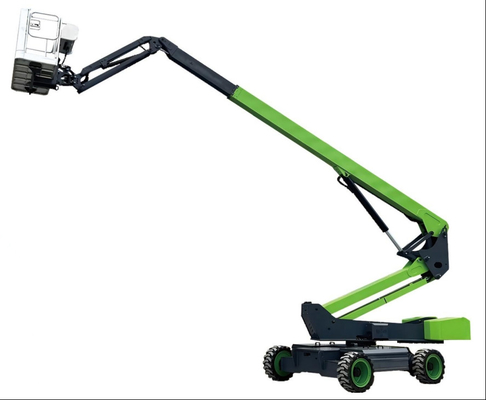 Piccolo piattaforma aerea telescopica elettrica con altezza di lavoro di 28,8 m HT26JLi Sbraccio impareggiabile per cantieri esigenti