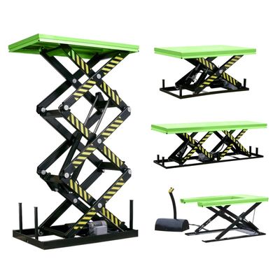 Tavole elevatrici stazionarie per forbici idrauliche elettriche