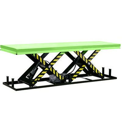 Tavolo elevatore idraulico orizzontale tandem per merci