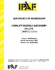 Porcellana CHENLIFT (SUZHOU) MACHINERY CO LTD Certificazioni